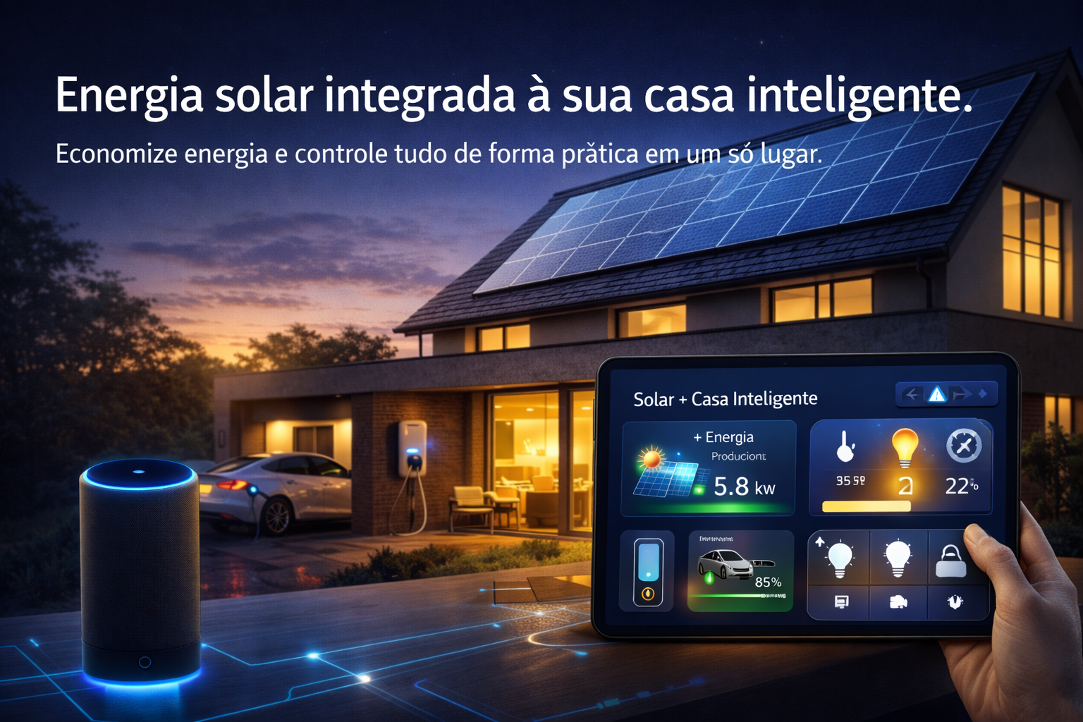Integração energia solar